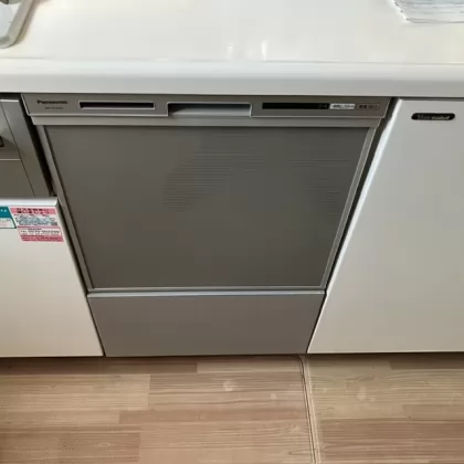 神奈川県横浜市港北区 交換後のビルトイン食洗機 パナソニック NP-45VS9S
