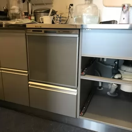 大阪府大阪市北区 交換後のビルトイン食洗機 パナソニック NP-45MS9S