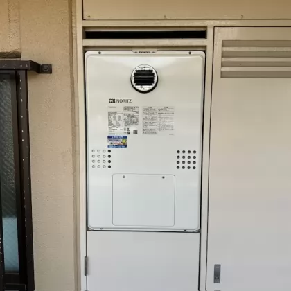 茨城県牛久市 交換後の給湯器 ノーリツ GTH-2454AW3H BL