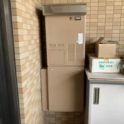 東京都国立市 交換前の給湯器 ナショナル（松下） AT-366RSA-AQ-F