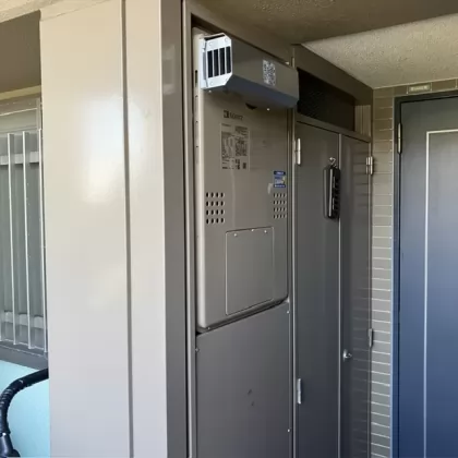 東京都稲城市 交換後の給湯器 ノーリツ GTH-CV2460AW3H-L-1 BL