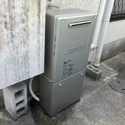 兵庫県三木市 交換後の給湯器 ノーリツ GTH-C2059SAWD-1 BL