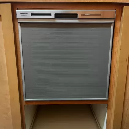 福岡県春日市 交換後のビルトイン食洗機 パナソニック NP-45MS9S