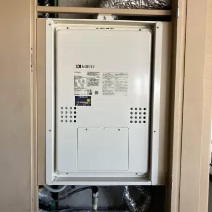 兵庫県神戸市須磨区 交換後の給湯器 ノーリツ GTH-2454SAW-H BL