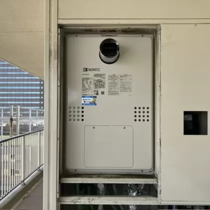 千葉県千葉市中央区 交換後の給湯器 ノーリツ GTH-2454AW3H-T BL