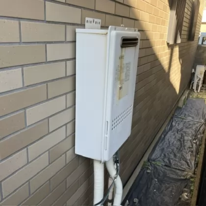 埼玉県上尾市 交換前の給湯器 ノーリツ 品番不明