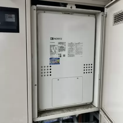 埼玉県所沢市 交換後の給湯器 ノーリツ GTH-2454AW3H-H BL