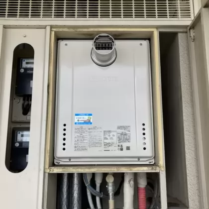 東京都日野市 交換後の給湯器 ノーリツ GT-2470SAW-T BL