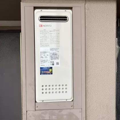 埼玉県朝霞市 交換後の給湯器 ノーリツ GT-2053SAWX-4 BL