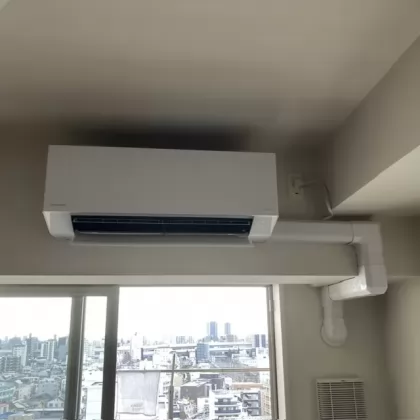 施工後のパナソニック EXシリーズ CS-405DEX2-W