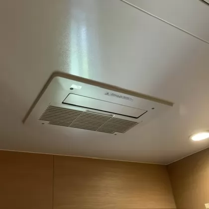 千葉県浦安市 交換後の浴室乾燥機 ノーリツ BDV-3307AUKNSC-J1-BL