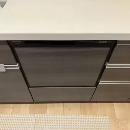 神奈川県横浜市戸塚区 交換後のビルトイン食洗機 パナソニック NP-45RS9K