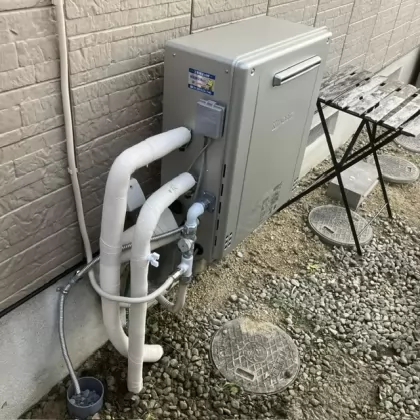 奈良県生駒市 交換後の給湯器 ノーリツ GT-C2472AR-1 BL