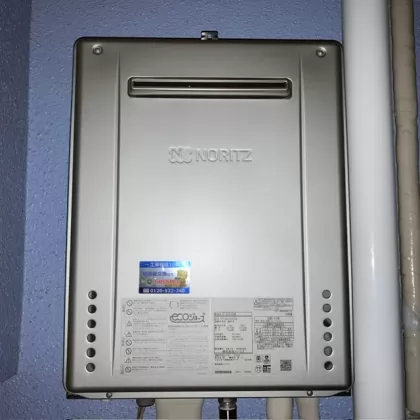 神奈川県厚木市 交換後の給湯器 ノーリツ GT-C2472SAW BL
