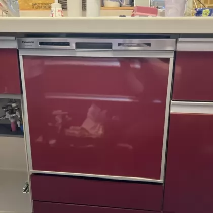 大阪府大阪市西区 交換後のビルトイン食洗機 パナソニック NP-45MS9S
