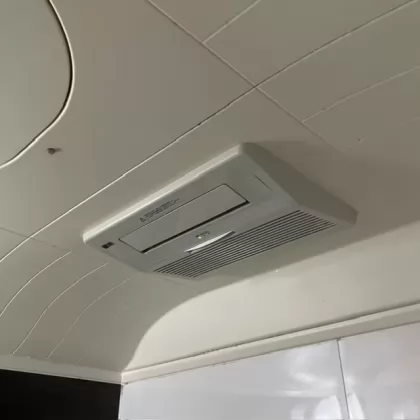 千葉県習志野市 交換後の浴室乾燥機 ノーリツ BDV-3303AUKNS-BL