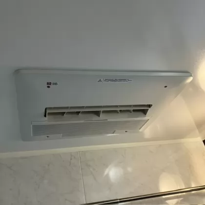 大阪府吹田市 交換後の浴室乾燥機 ノーリツ BDV-4106AUKNC-J2-BL