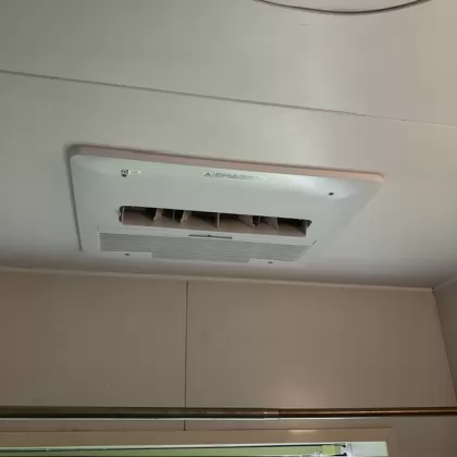 大阪府大阪市平野区 交換後の浴室乾燥機 ノーリツ BDV-4106AUKNC-BL