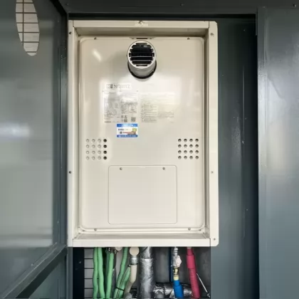 東京都昭島市 交換後の給湯器 ノーリツ GTH-2454SAW3H-T BL