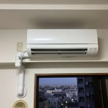 東京都杉並区 交換後のエアコン 三菱電機 MSZ-GV2225-W
