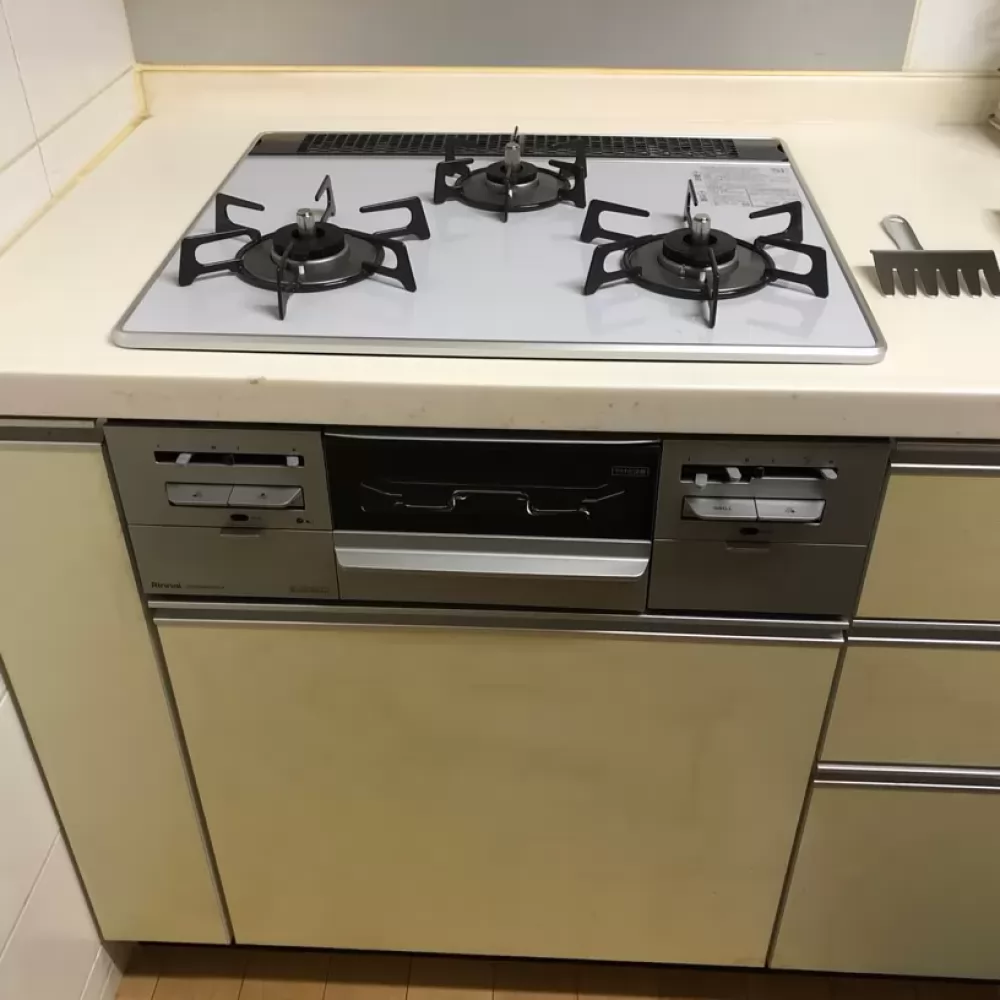 RS31AW36P49R7VWのビルトインガスコンロ交換工事