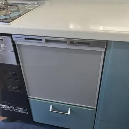 埼玉県さいたま市緑区 交換後のビルトイン食洗機 パナソニック NP-45MS9S