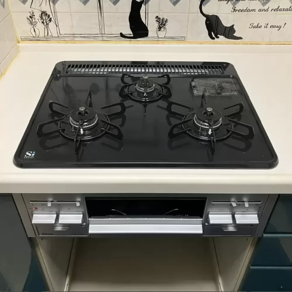 PD-N36ASのビルトインガスコンロ交換工事