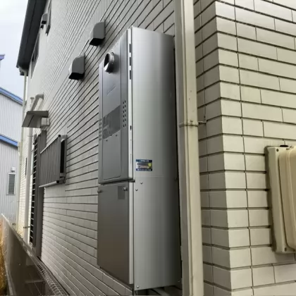 愛知県西尾市 交換後の給湯器 ノーリツ GTH-C2470SAW BL