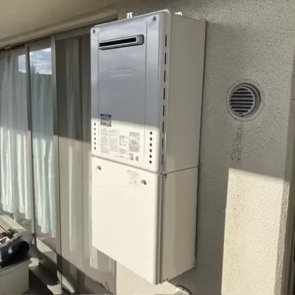 埼玉県草加市 交換後の給湯器 ノーリツ GT-2470SAW-1 BL