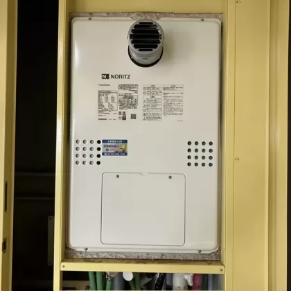 埼玉県所沢市 交換後の給湯器 ノーリツ GTH-2454SAW3H-T BL