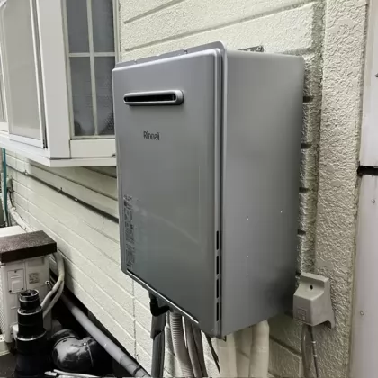 岐阜県大垣市 交換後の給湯器 リンナイ RUF-E200FSAW