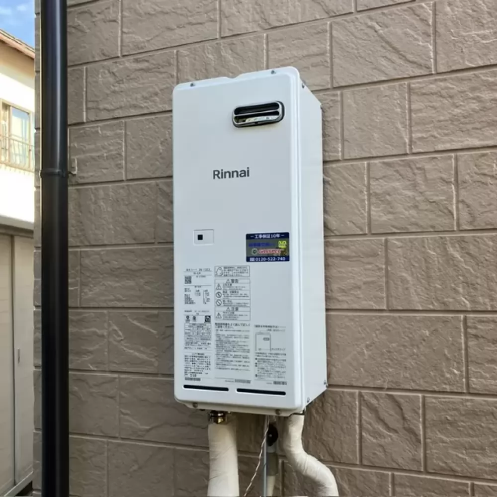 RH-62Wの給湯器交換工事