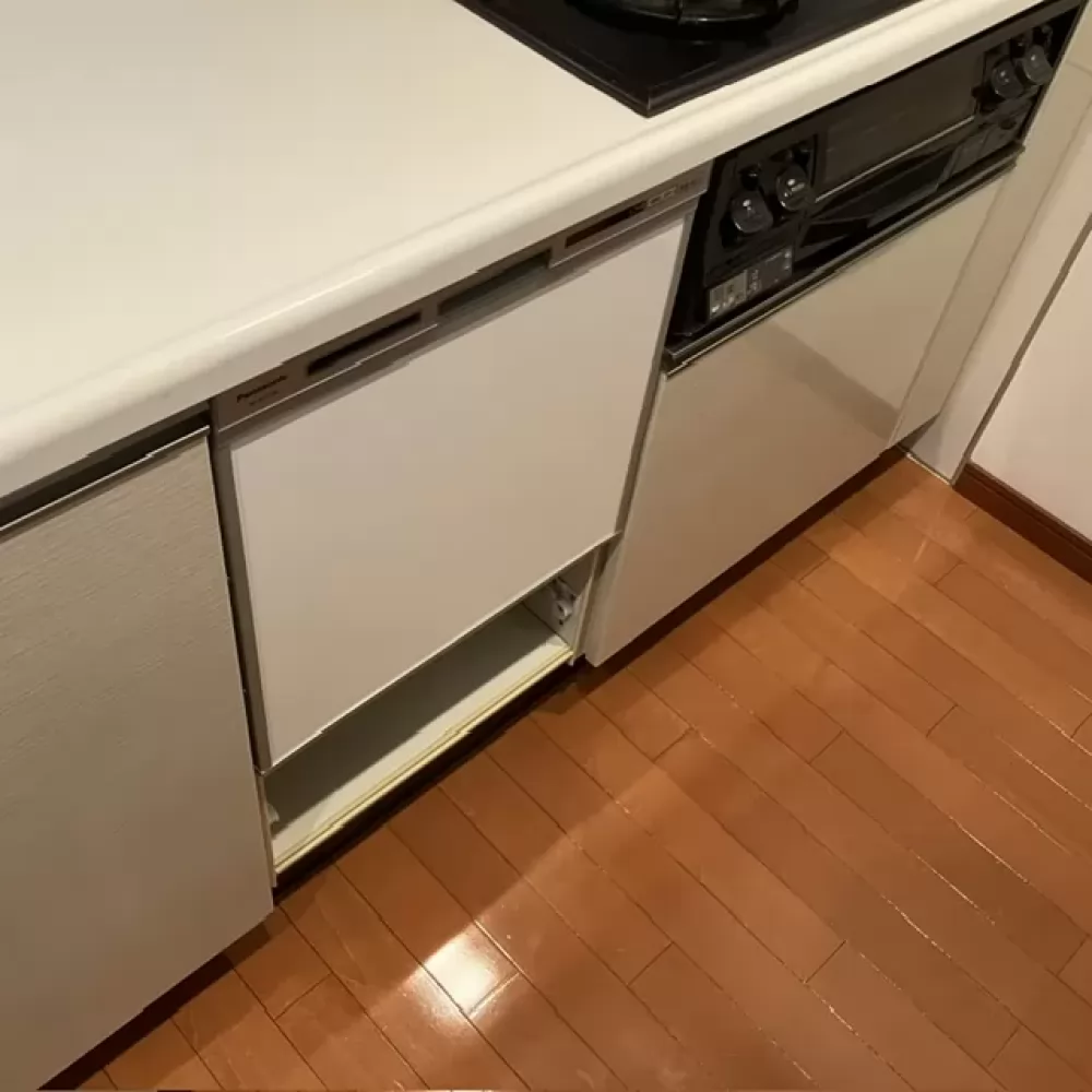 NP-45VS9Sのビルトイン食洗機工事