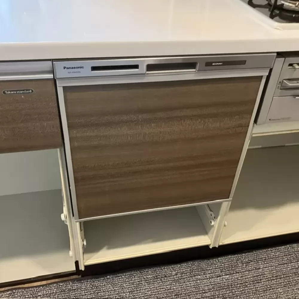 NP-45MS9Sのビルトイン食洗機工事