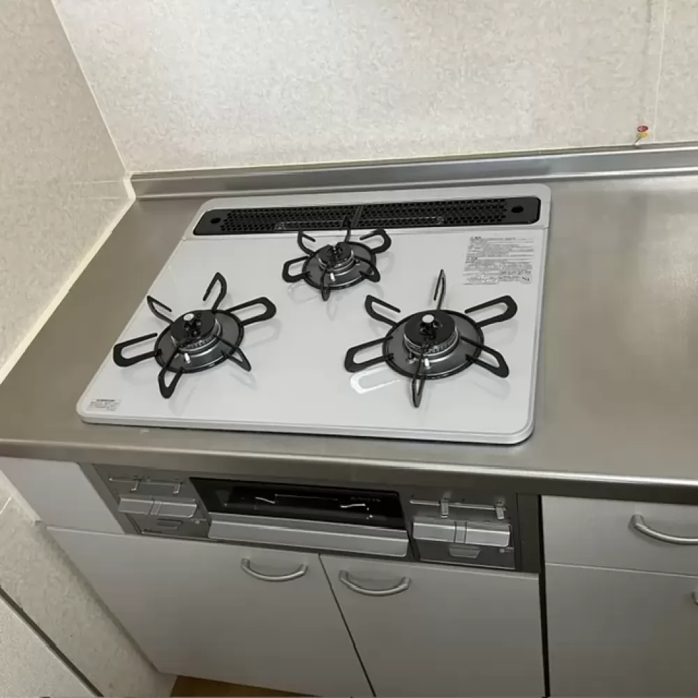 PD-509WS-60CVのビルトインガスコンロ交換工事