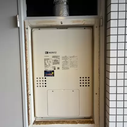 千葉県浦安市 交換後の給湯器 ノーリツ GTH-2454AW3H-H BL