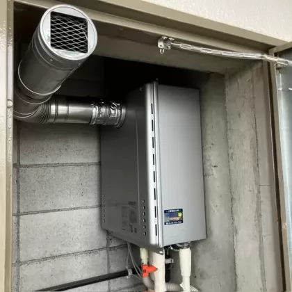 埼玉県越谷市 交換後の給湯器 ノーリツ GT-C2072SAW-T-1 BL