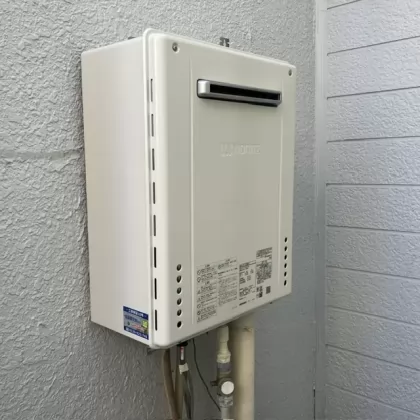 愛知県名古屋市名東区 交換後の給湯器 ノーリツ GT-1670SAW-1 BL