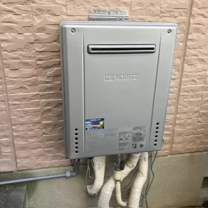 兵庫県三田市 交換後の給湯器 ノーリツ GT-C2472SAW-1 BL