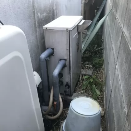 滋賀県彦根市 交換前の給湯器 ナショナル（松下） OW-4TAHZ