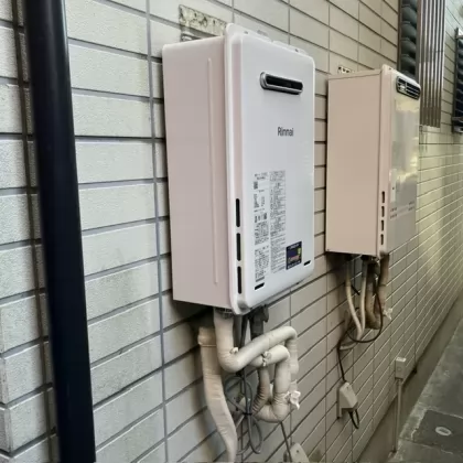 東京都稲城市 交換後の給湯器 リンナイ RUX-A1615W(A)