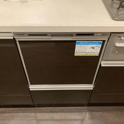神奈川県川崎市中原区 交換後のビルトイン食洗機 パナソニック NP-45VS9S