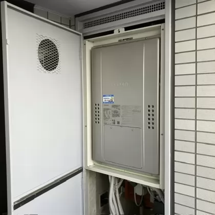 滋賀県草津市 交換後の給湯器 ノーリツ GTH-CP2470AW3H-TB BL