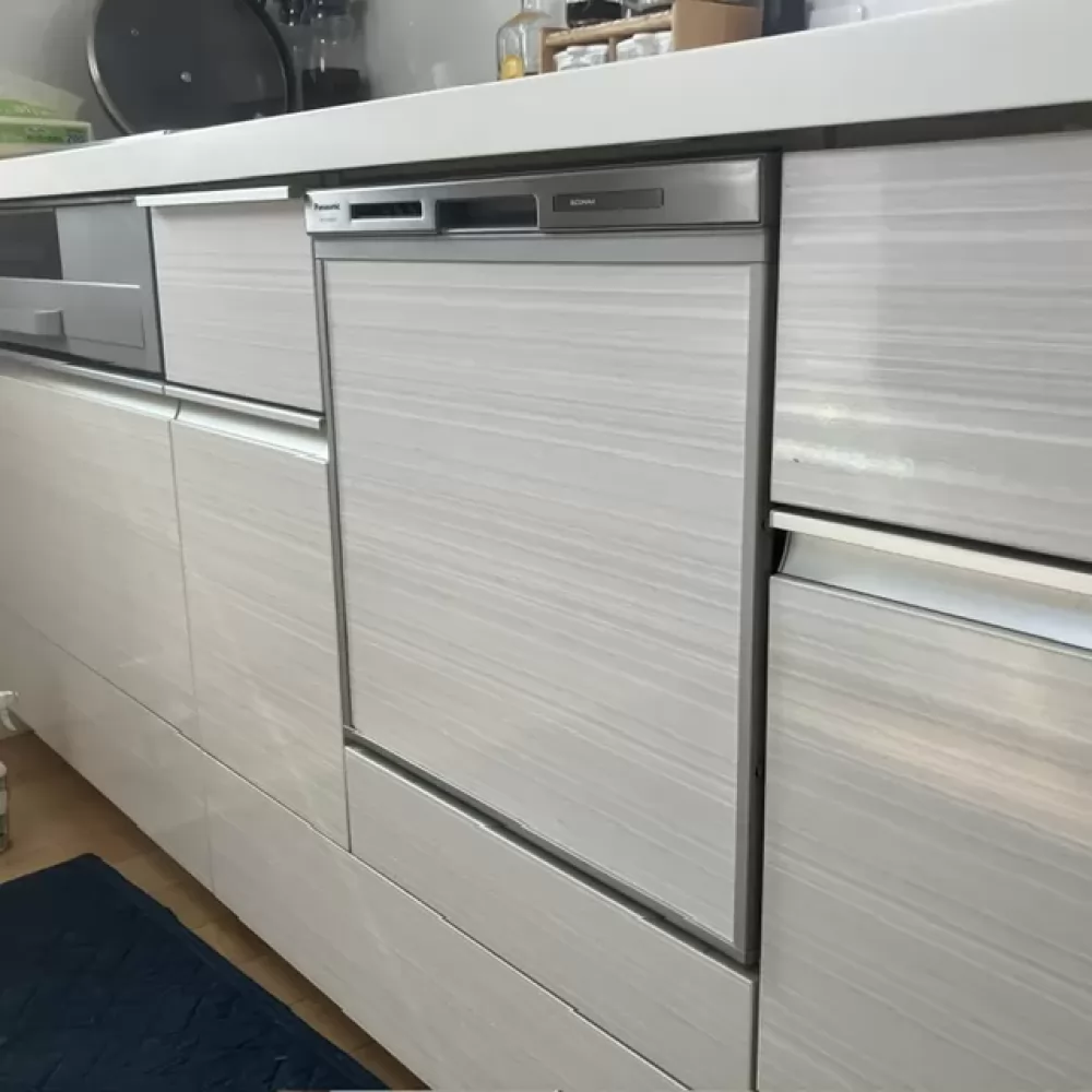 NP-45MS9Sのビルトイン食洗機工事