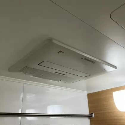 奈良県奈良市 交換後の浴室乾燥機 ノーリツ BDV-4106AUKNC-J3-BL