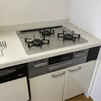兵庫県神戸市東灘区 交換後のビルトインガスコンロ ノーリツ N3WV6RWTP2SI
