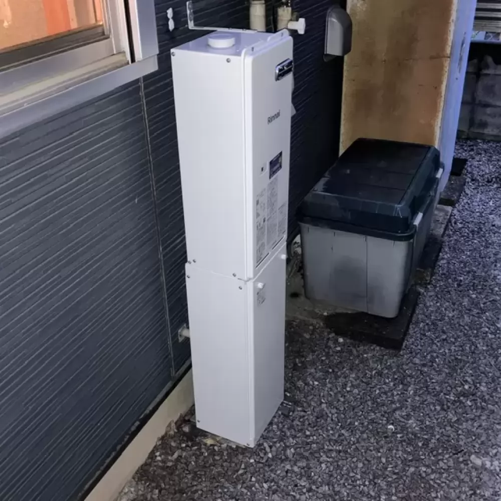 RH-62Wの給湯器交換工事
