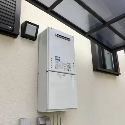 兵庫県神戸市灘区 交換後の給湯器 ノーリツ GT-2470SAW-1 BL