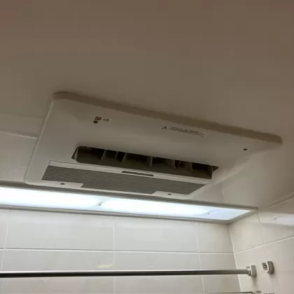 大阪府大阪市天王寺区 交換後の浴室乾燥機 ノーリツ BDV-4106AUKNC-J2-BL