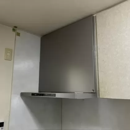 埼玉県越谷市 交換後のレンジフード ノーリツ NFG7S26MSV
